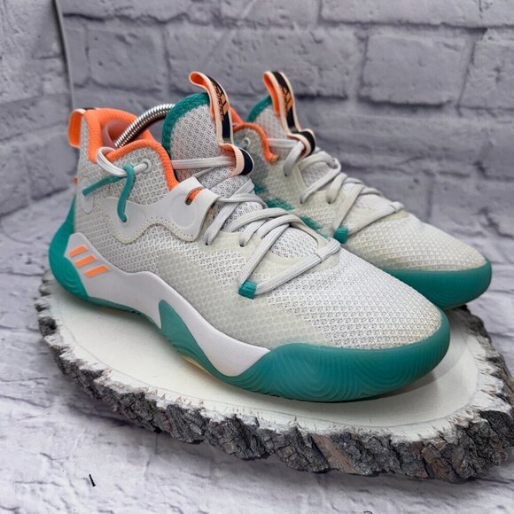 adidas Other - Adidas Harden Stepback 3 Shoes Men Sz 5 Wmn Sz 7 The Bahamas Bounce Mint Coral